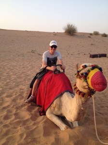 on safari in Sharjar (?) spelling?