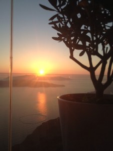 view from our restaurant  tonight. 